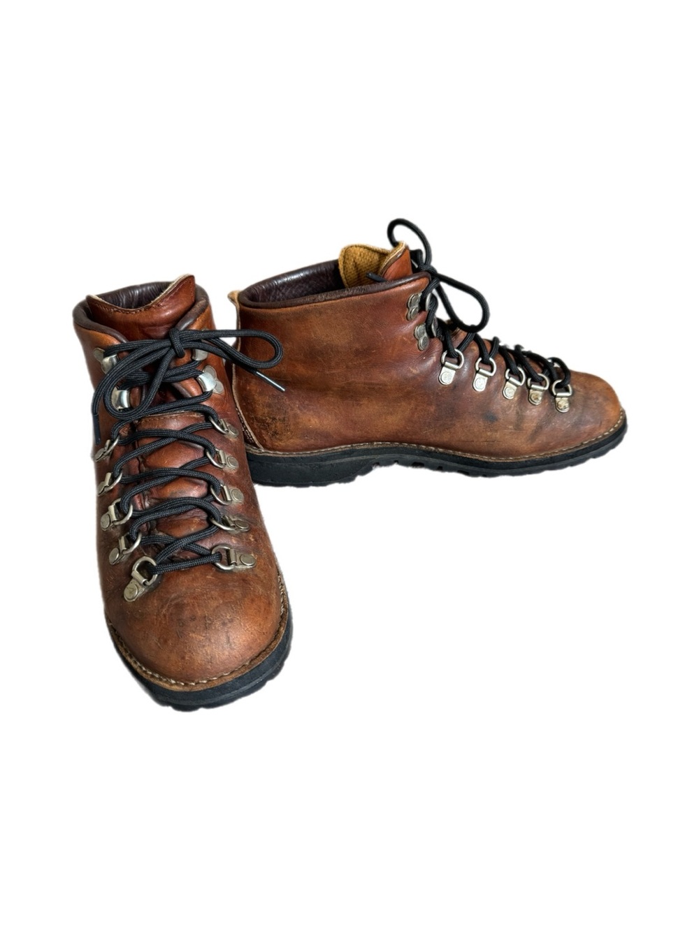 Men's vintage 1970s Danner brown Leather boots. Size 9.5